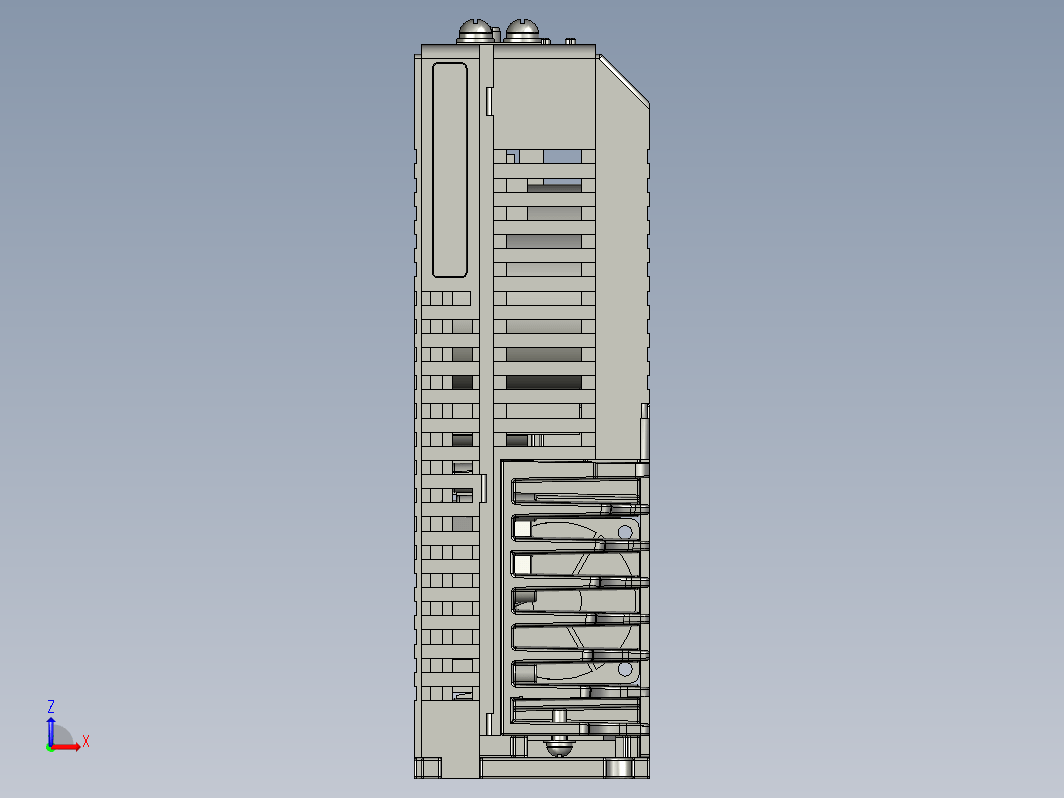 雷赛L7脉冲系列私服驱动器3D图纸