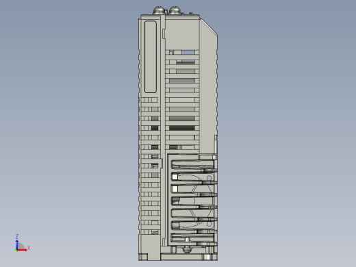 雷赛L7脉冲系列私服驱动器3D图纸缩略图
