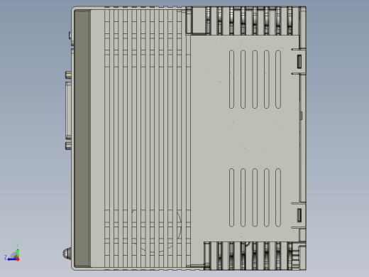 雷赛L7脉冲系列私服驱动器3D图纸缩略图