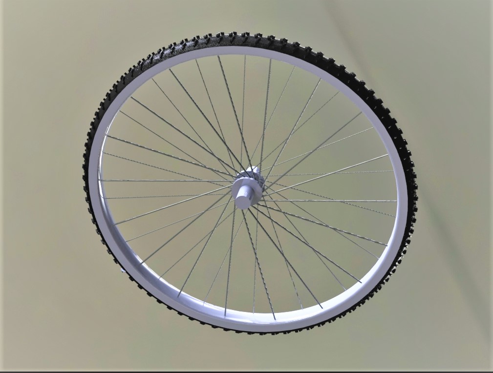 自行车车轮建模