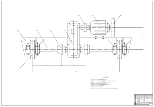 5T单梁桥式起重机卷扬机构设计三维SW2014带参+CAD+说明缩略图