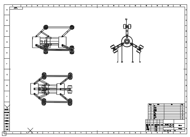 管道机器人（CAD+说明书）