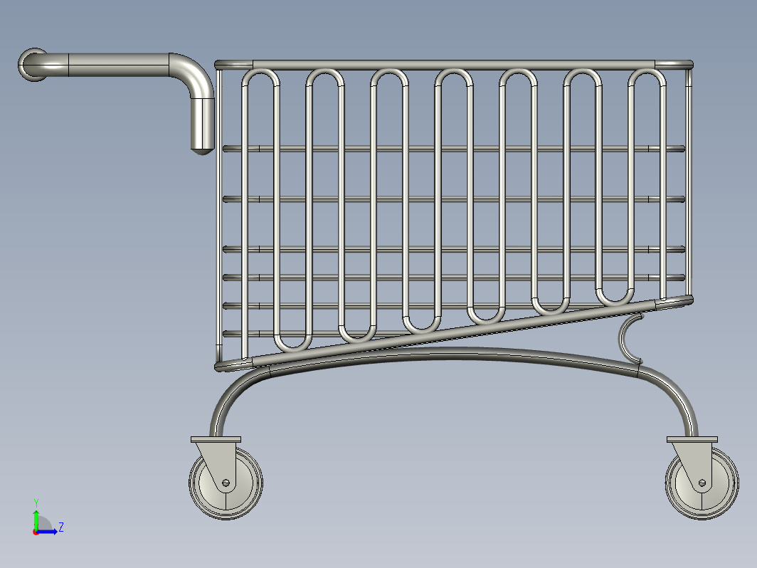 超市手推车 Supermarket Trolley