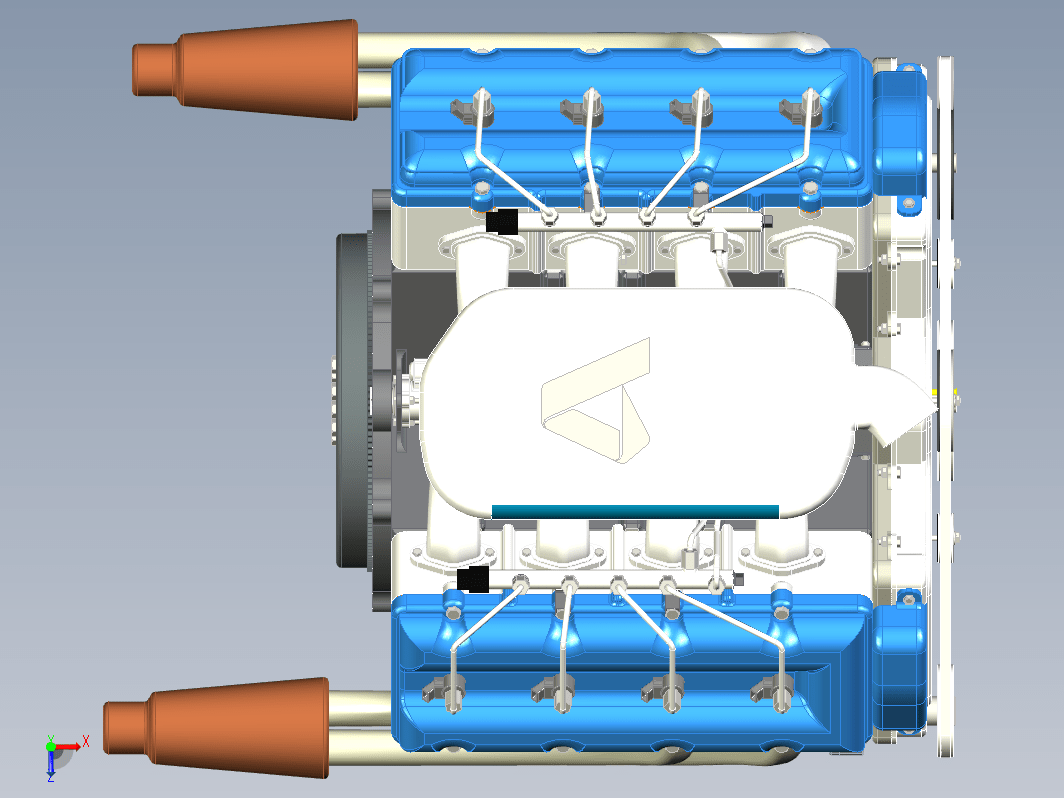 发动机 engine-593 V8