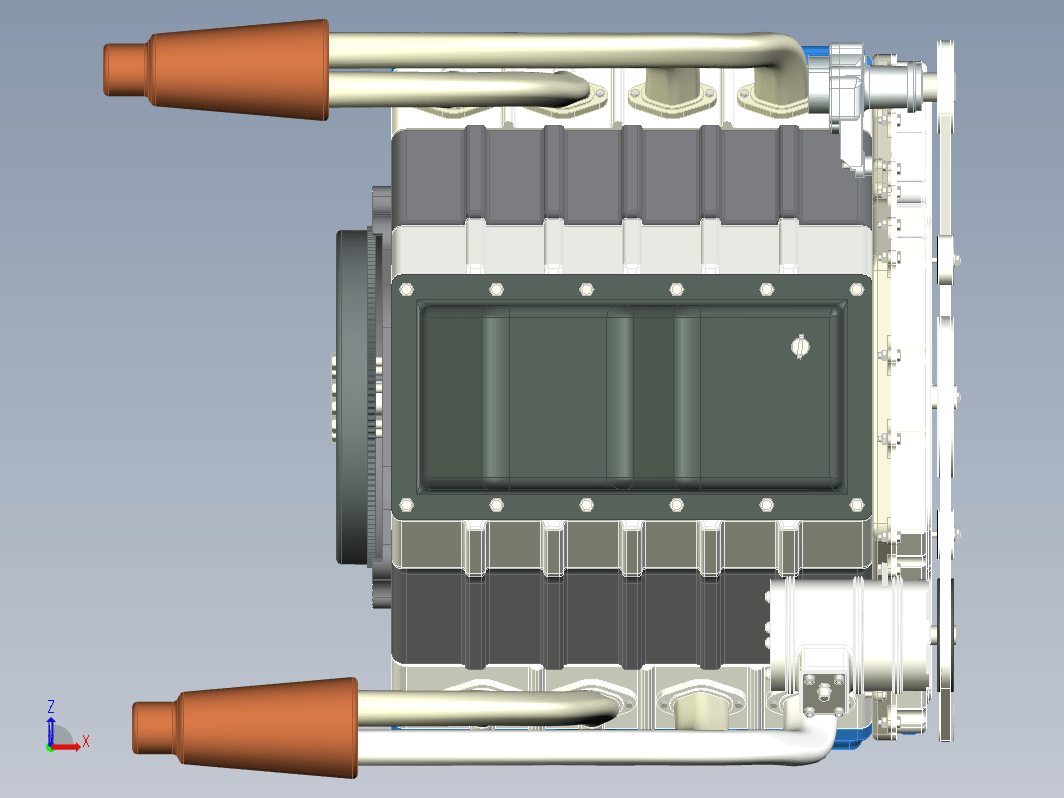 发动机 engine-593 V8