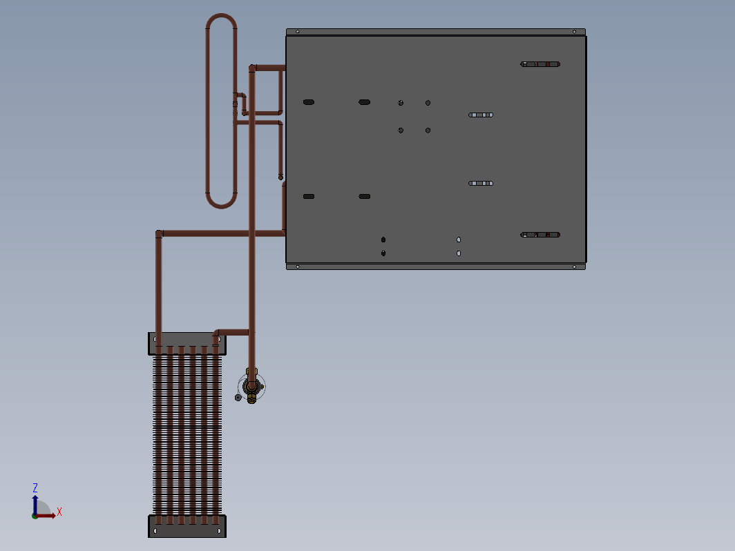 3-4 HP 压缩机组的制冷系统