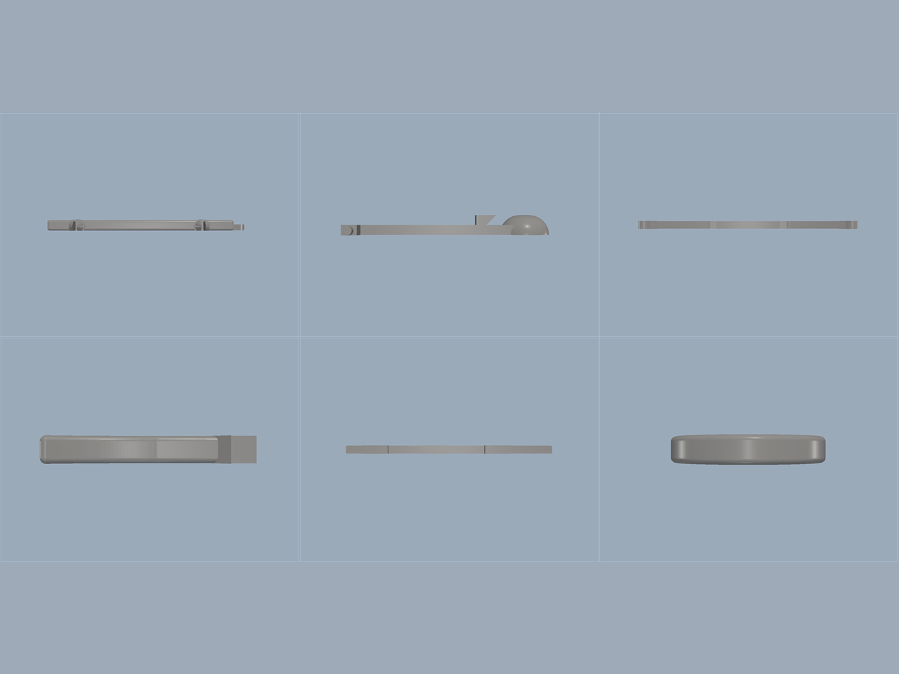 迷你玩具投石车模型