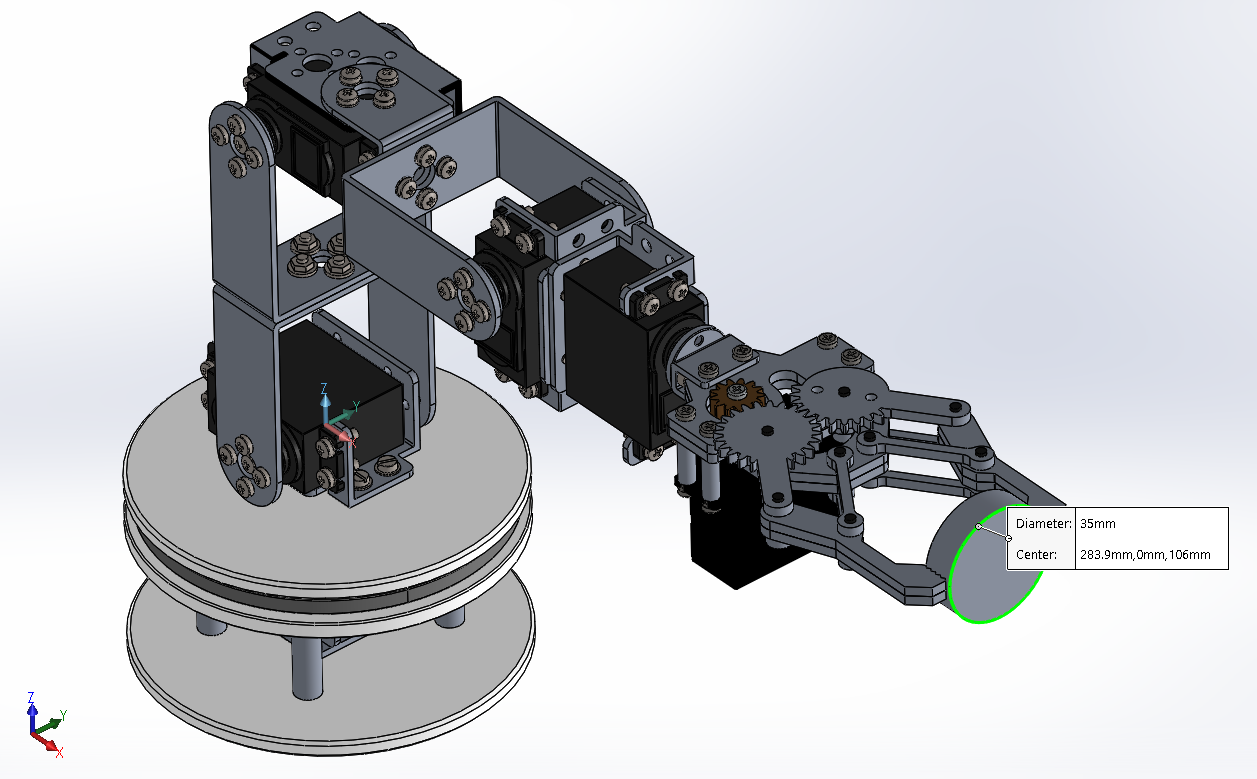 五自由度机械臂 5dof Robot revizie