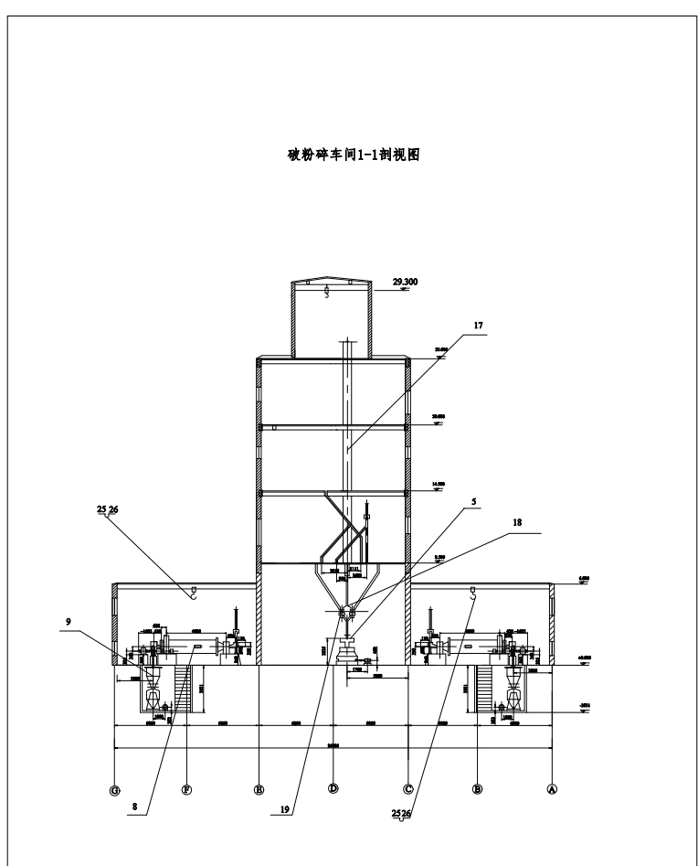 年产2.5万吨镁铬砖生产车间设计CAD+说明书