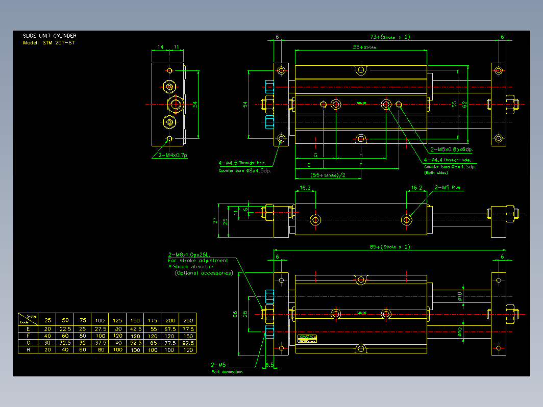 气缸 STM20