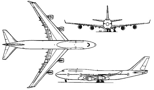 波音747-8空中女王飞机