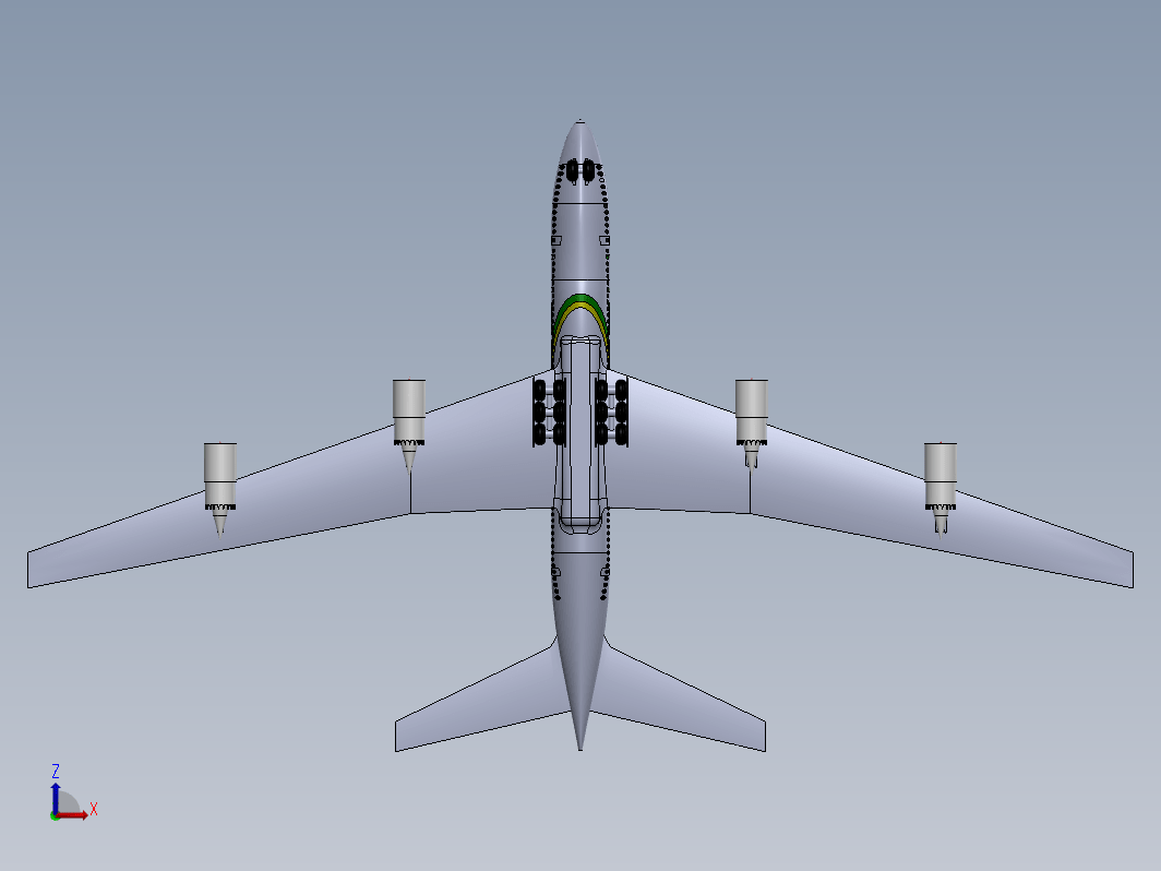 波音747-8空中女王飞机