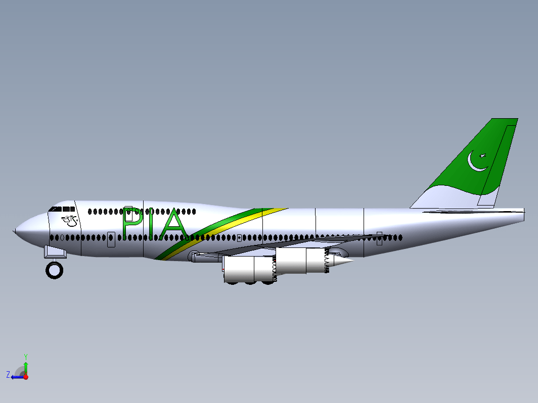 波音747-8空中女王飞机