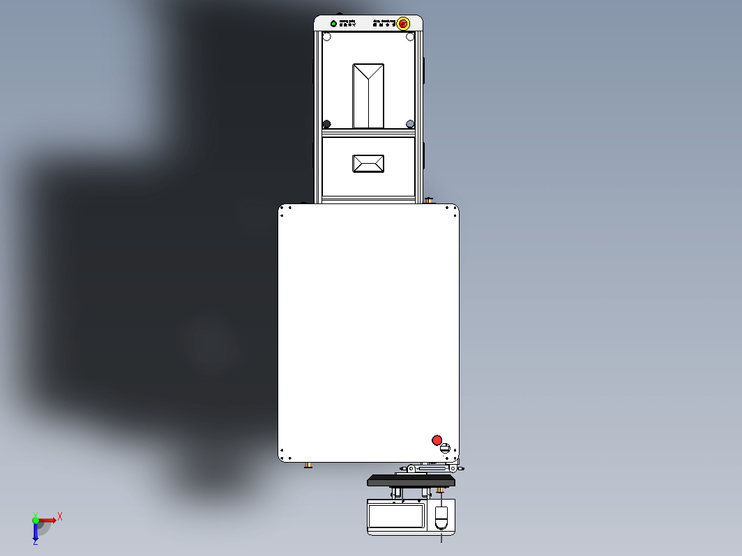 铝型材机架钣金造型-D03