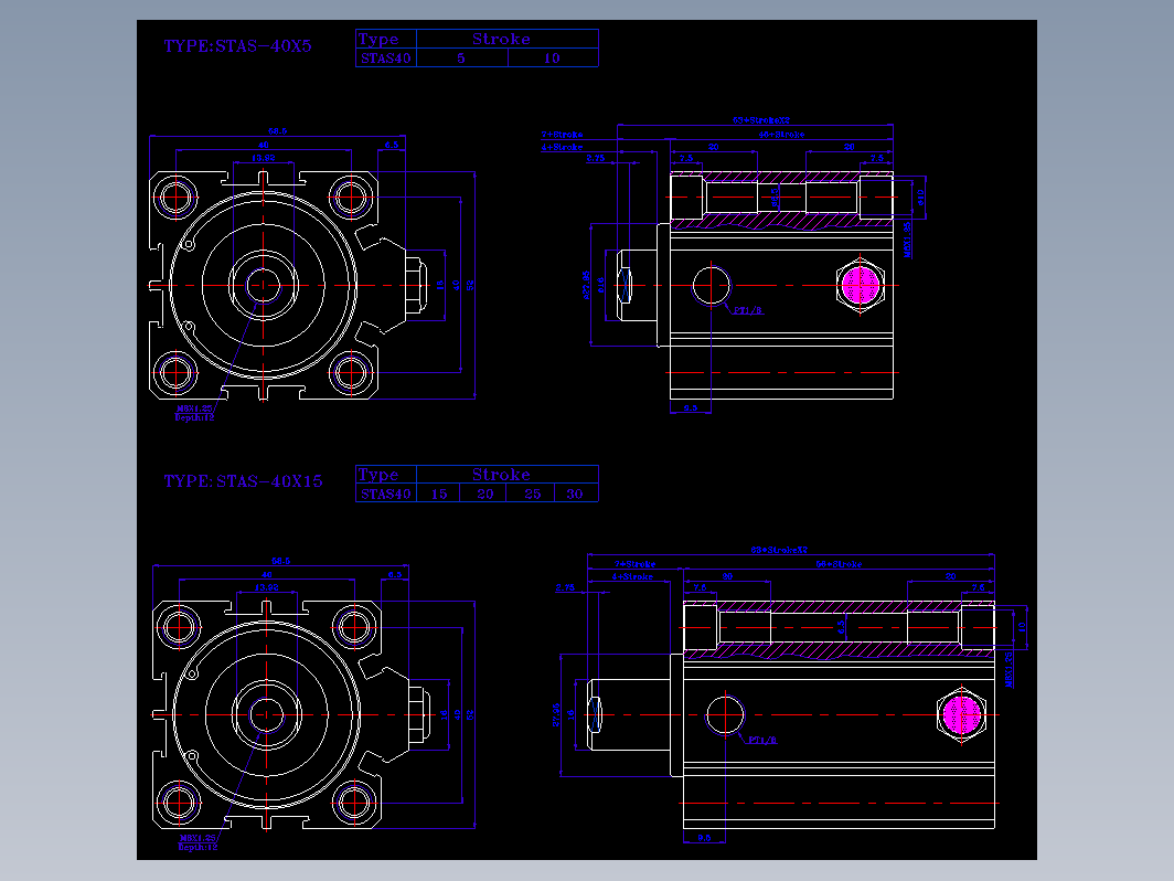 SDA气缸 83-STA-40-SN