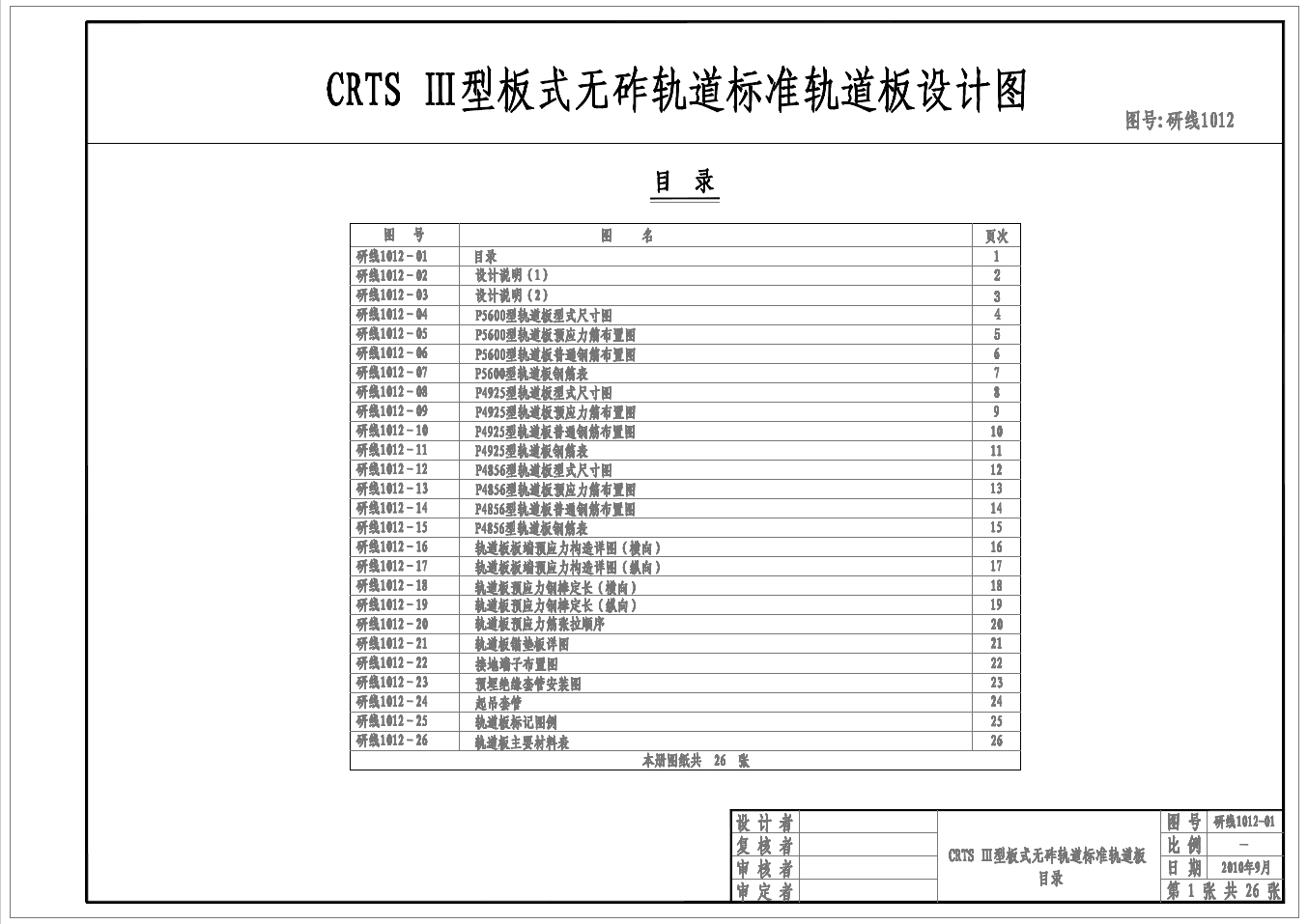 350公里铁路CRTSⅢ型板式无砟轨道