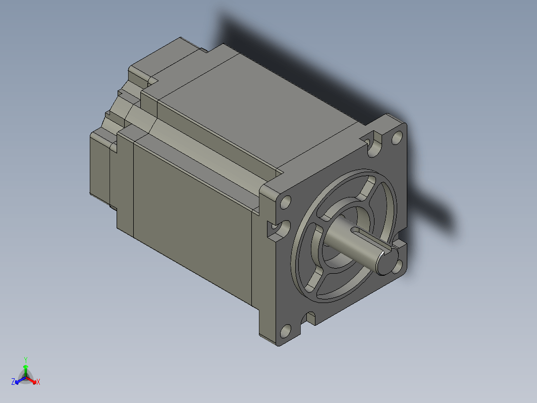 YK3110EC140C1  110mm三相闭环步进电机（3D）
