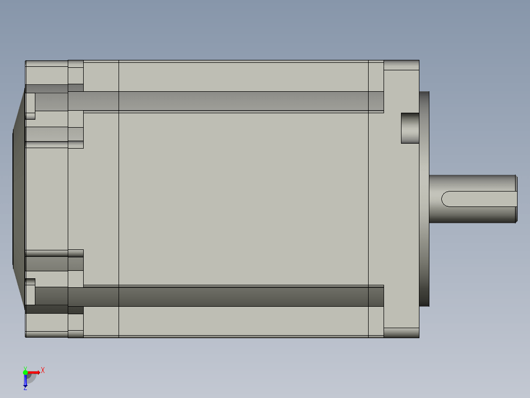 YK3110EC140C1  110mm三相闭环步进电机（3D）