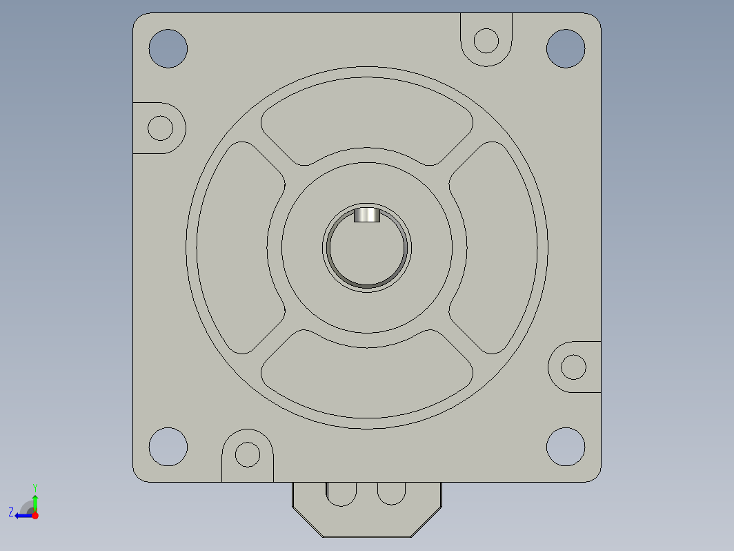 YK3110EC140C1  110mm三相闭环步进电机（3D）