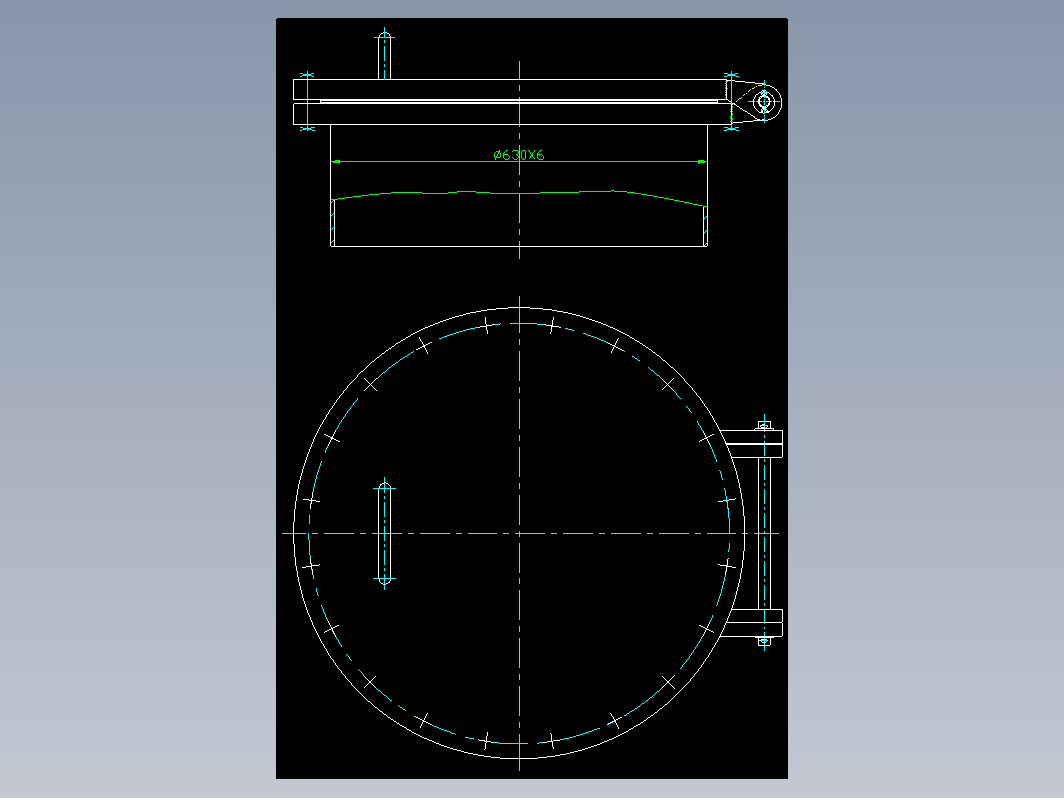 HG21516-95回转盖板式平焊法兰人孔 A-600-0.6