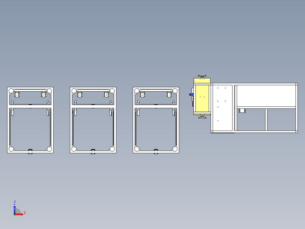 管材激光下料机，自动升料机