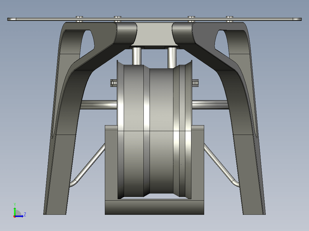 轮毂支柱桌子