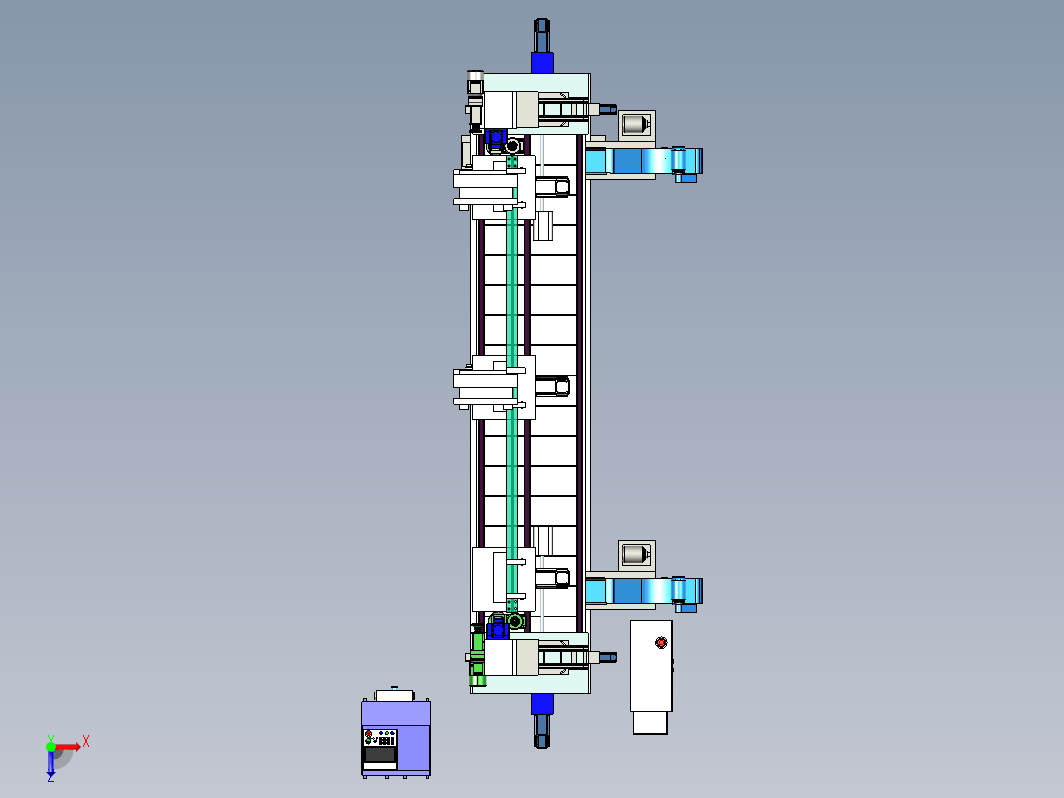 电梯用面板平面加工专用铣床