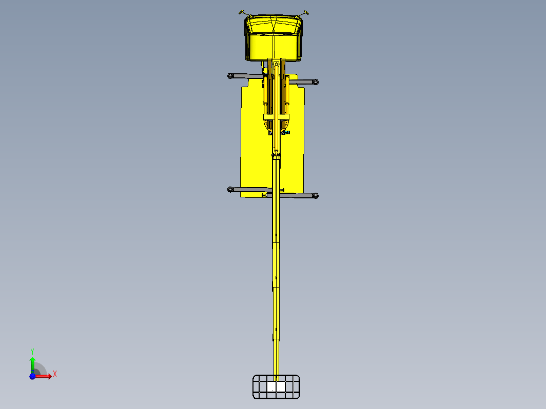 高空作业车三维SW2023带参