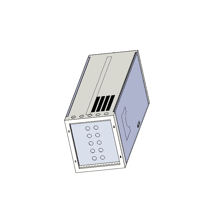 户外配电柜三维Step无参
