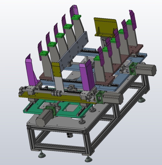 滚筒线顶升居中抱夹定位机构缩略图
