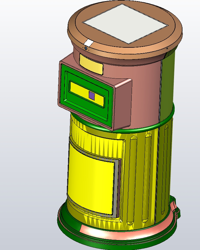 邮筒3D模型