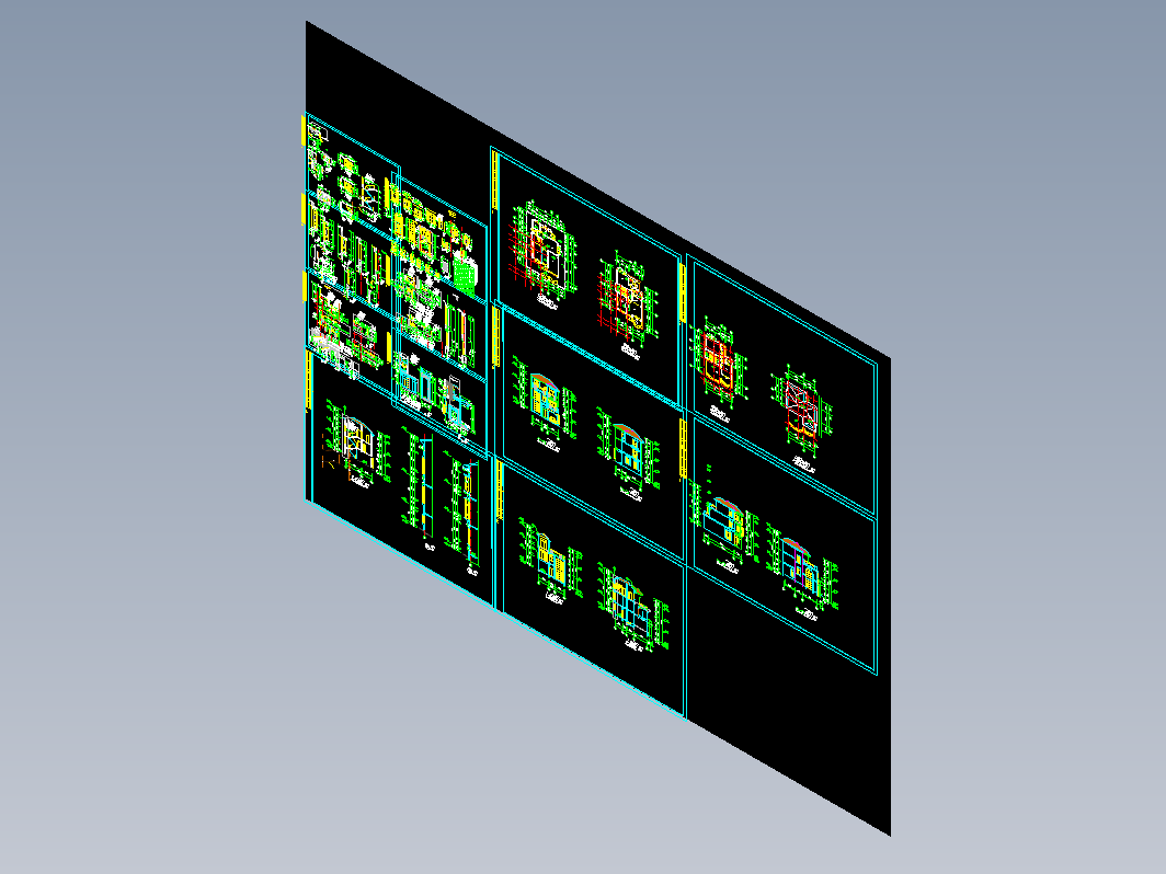 别墅全套建施图