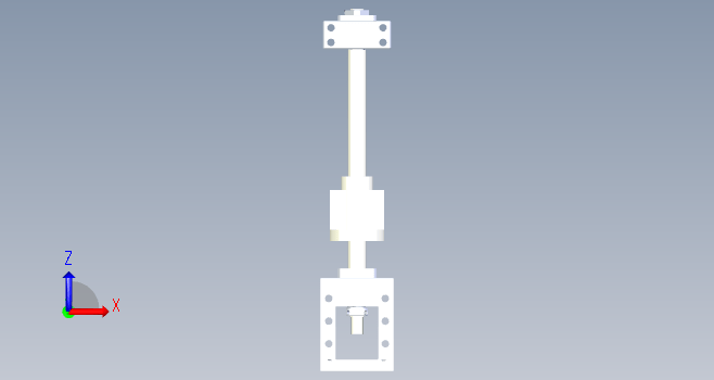 F0066-57步进电机座(RBK57-12系列)+16直径丝杆