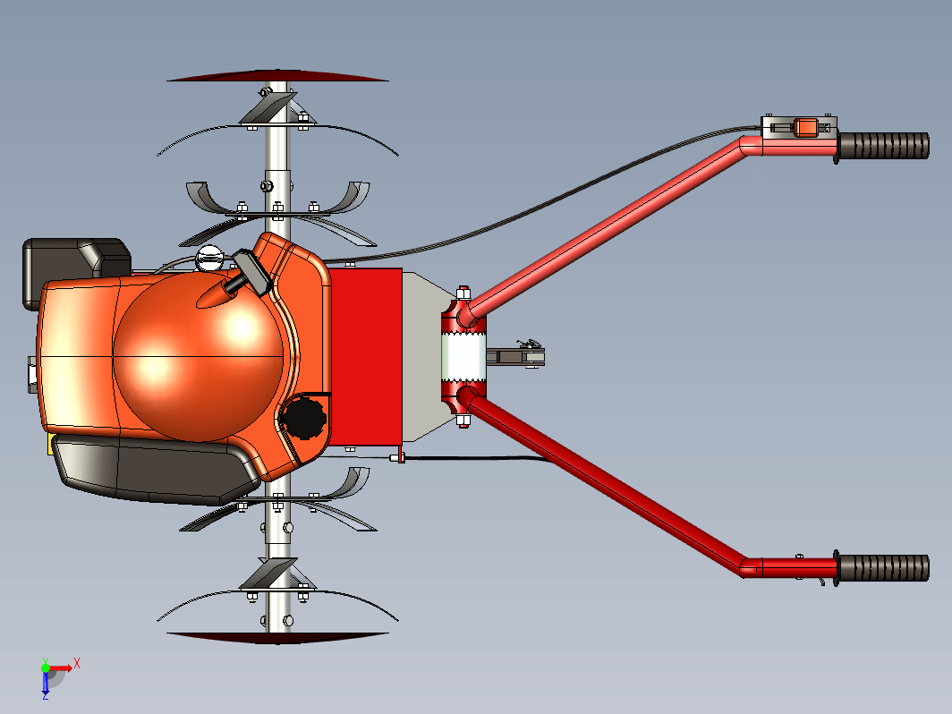 小型松土机