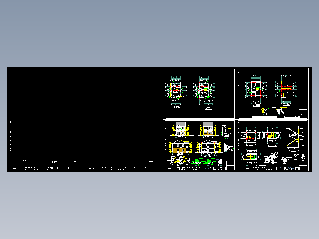 私家住宅设计建筑图