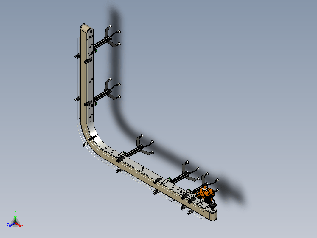 弧形电动输送机 Curved Motorized Conveyor