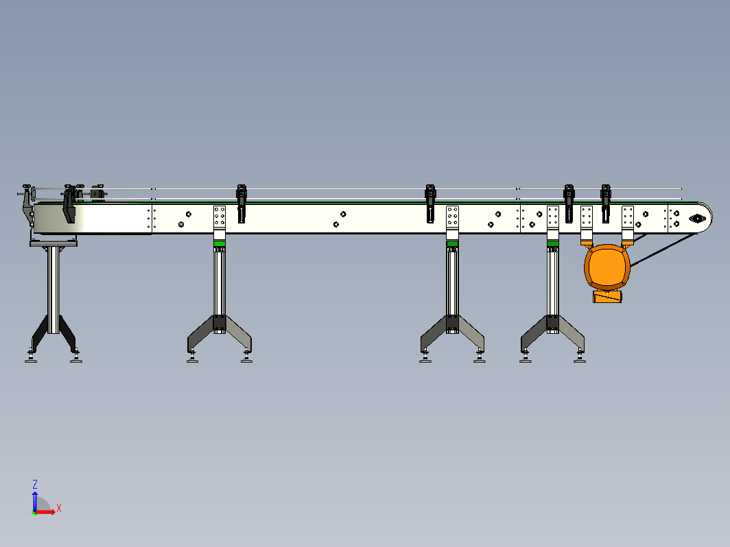 弧形电动输送机 Curved Motorized Conveyor