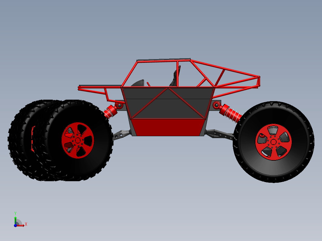 RC Monster简易大脚遥控车