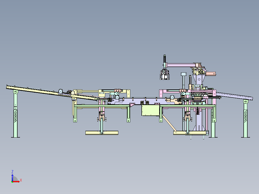 自动灌装生产线 automatic filling