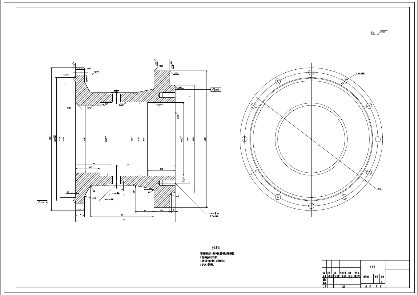 千瓦级风力发电机变桨减速器设计与分析+CAD+说明书