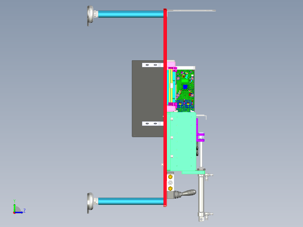 半自动检测治具，PCB板接头插拔检测