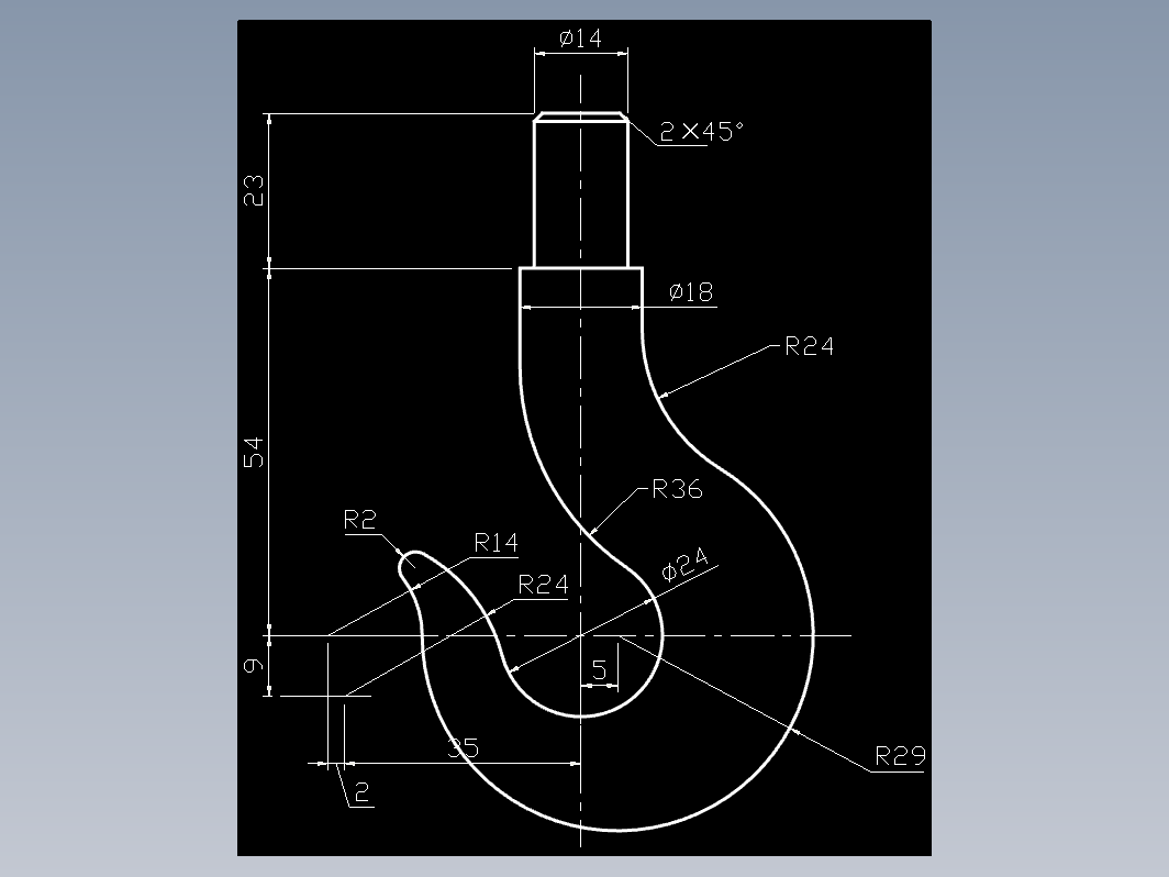 CAD机械零件图-机械制图24