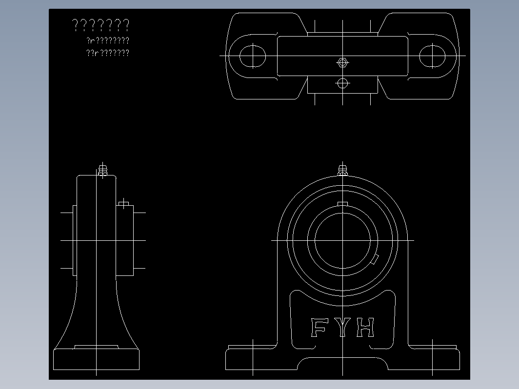 UCPH型带座轴承套图