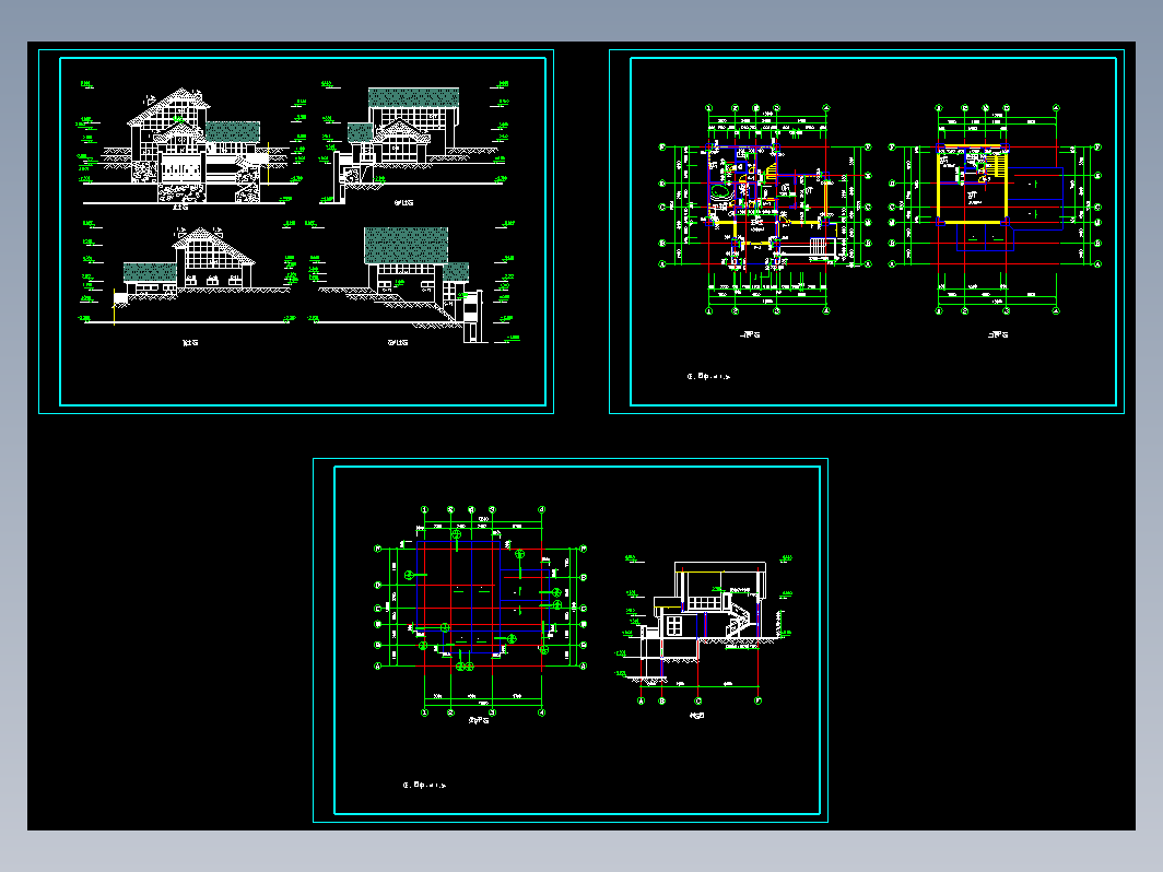 别墅建筑设计图纸