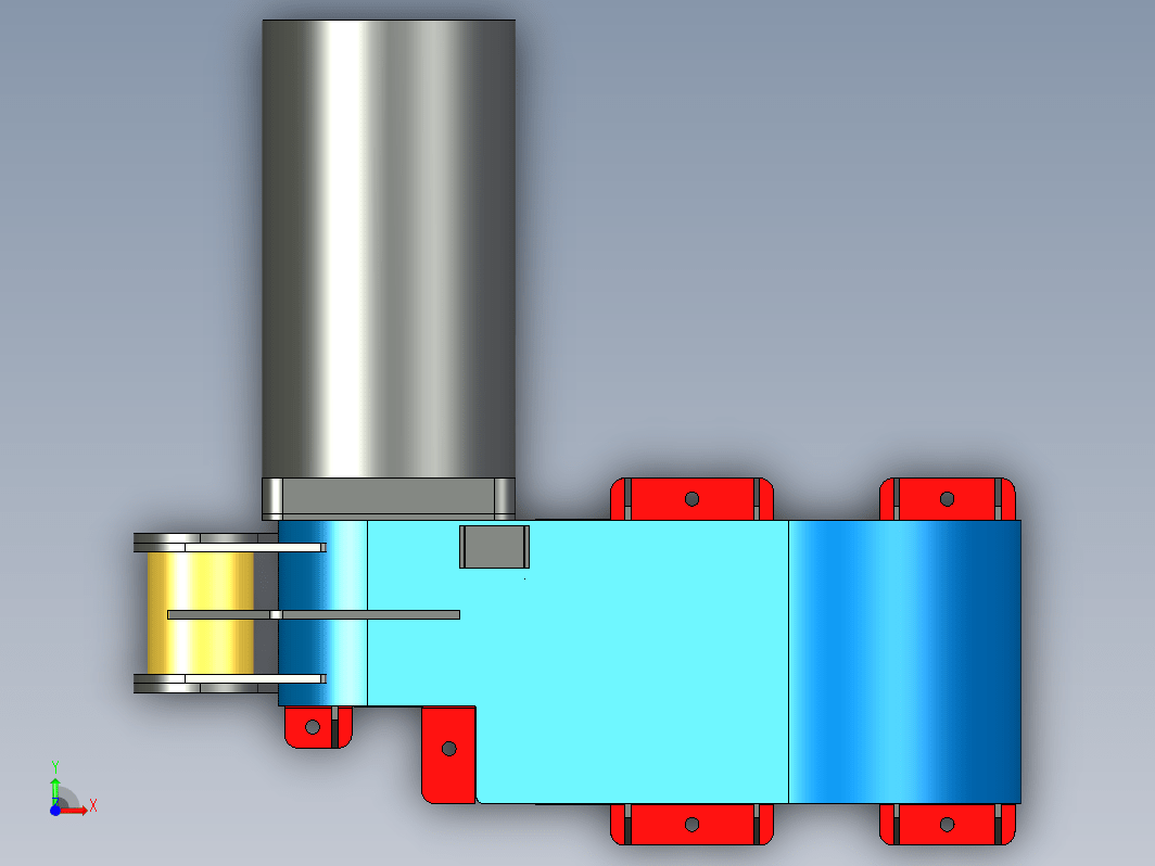 GEAR BOX二级斜齿轮减速器