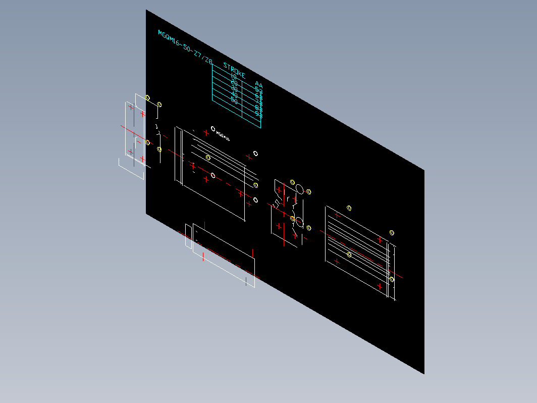 气缸 mgq16