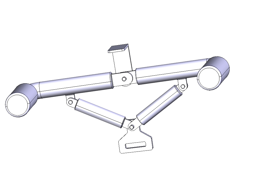 拉力把手 CATIA 装配设计三维CatiaV5R20带参