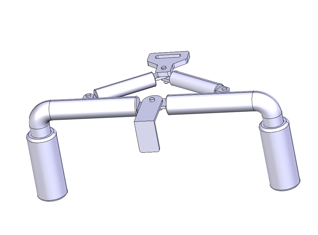 拉力把手 CATIA 装配设计三维CatiaV5R20带参