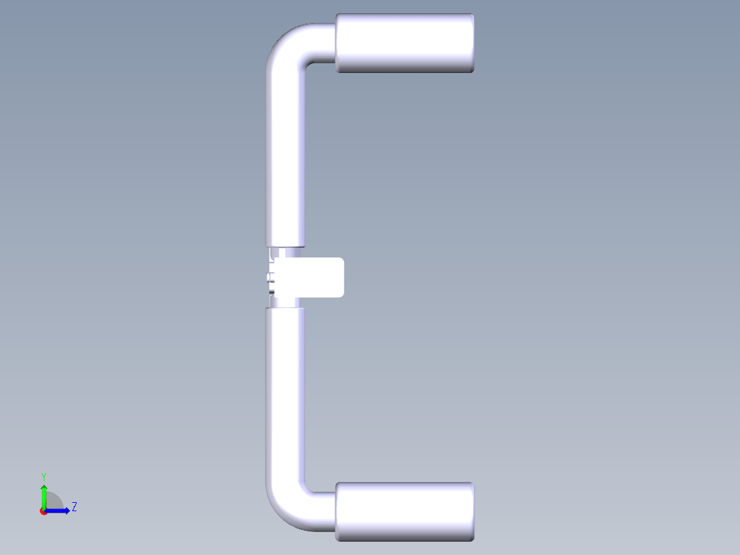 拉力把手 CATIA 装配设计三维CatiaV5R20带参