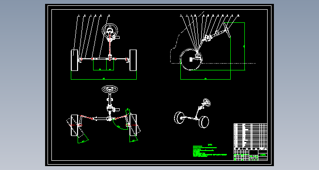 纯电动客车转向系统设计CAD+说明